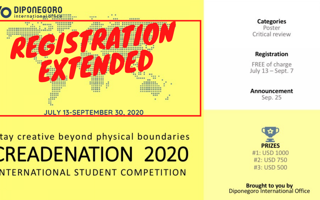 Creadenation 2020: Registration Extended!