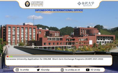 Kanazawa University Exchange Programs (KUEP) call for application