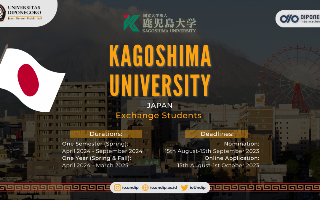 Kagoshima University Student Exchange Program: Call for Application