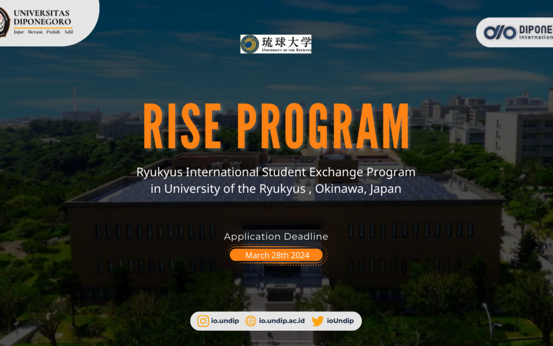 Ryukyus University Exchange Program (RISE) fall 2024 call for application