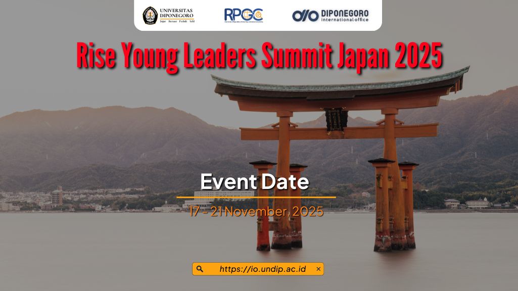 Rise Young Leaders Summit Japan 2025 Diponegoro International Office